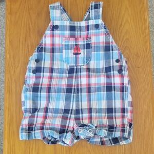 Plaid Kids Overalls
